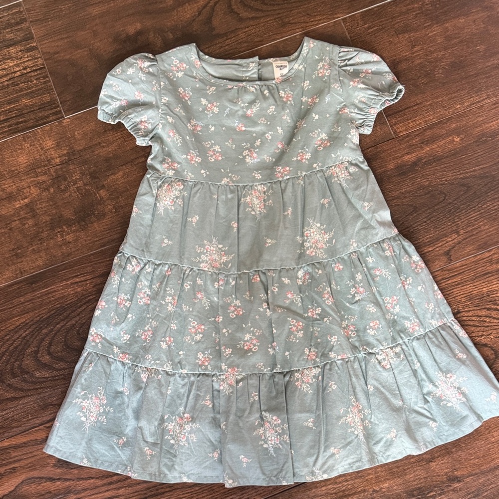 OshKosh Bgosh Floral Kids Dress - Blue